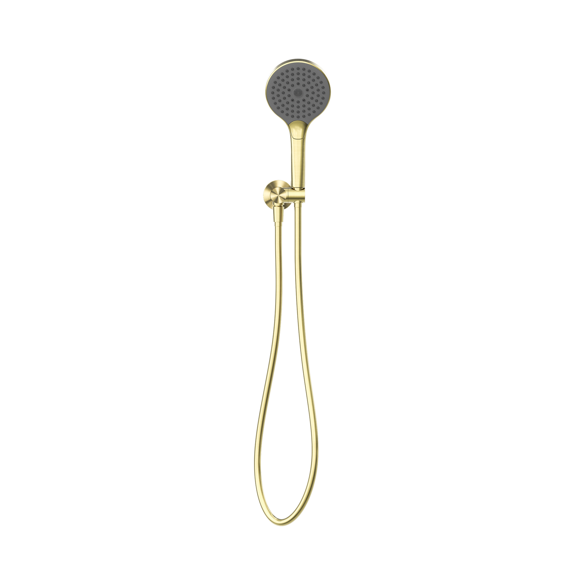 Nero Mecca Shower On Bracket With Air Shower II, Brushed Gold