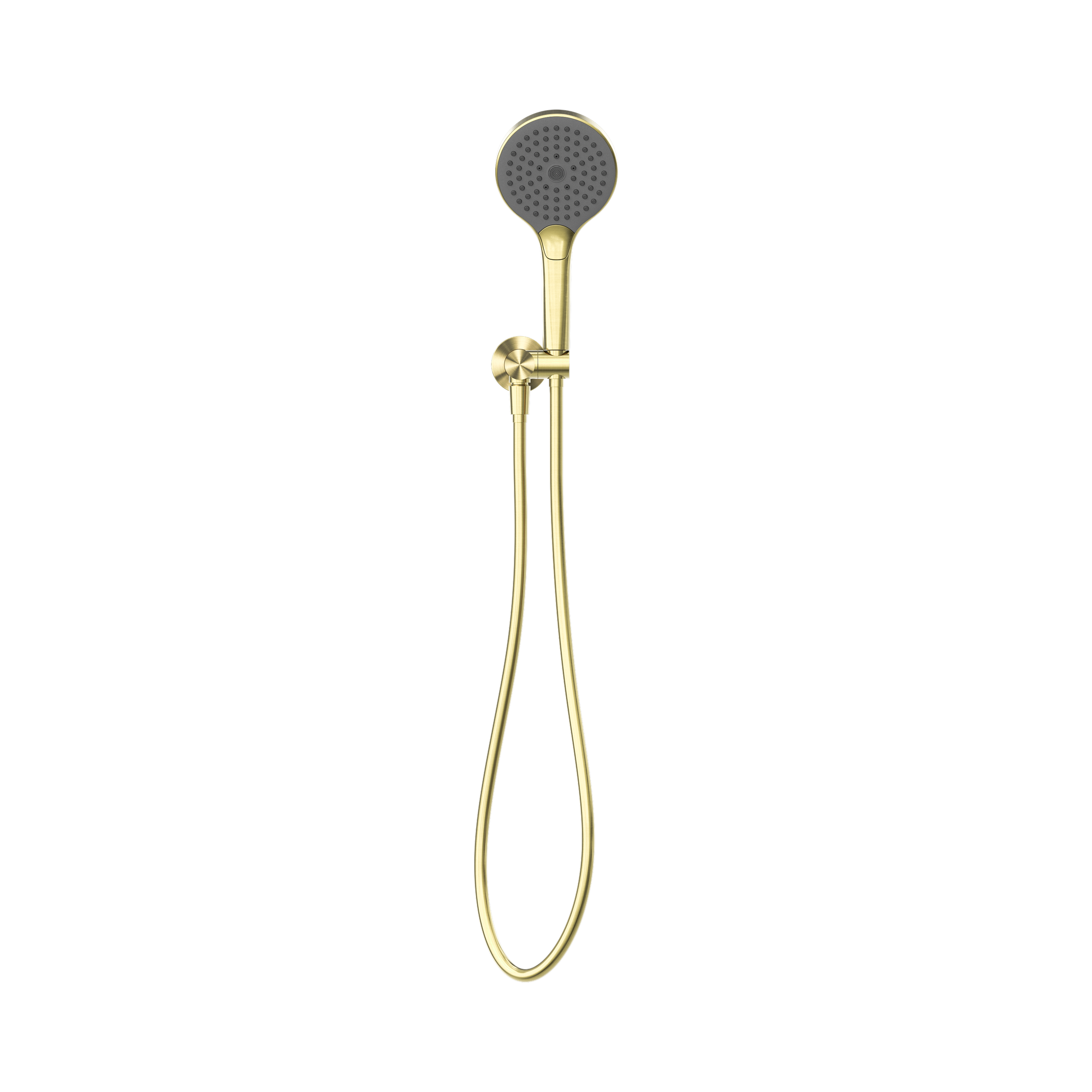 Nero Mecca Shower On Bracket With Air Shower II, Brushed Gold