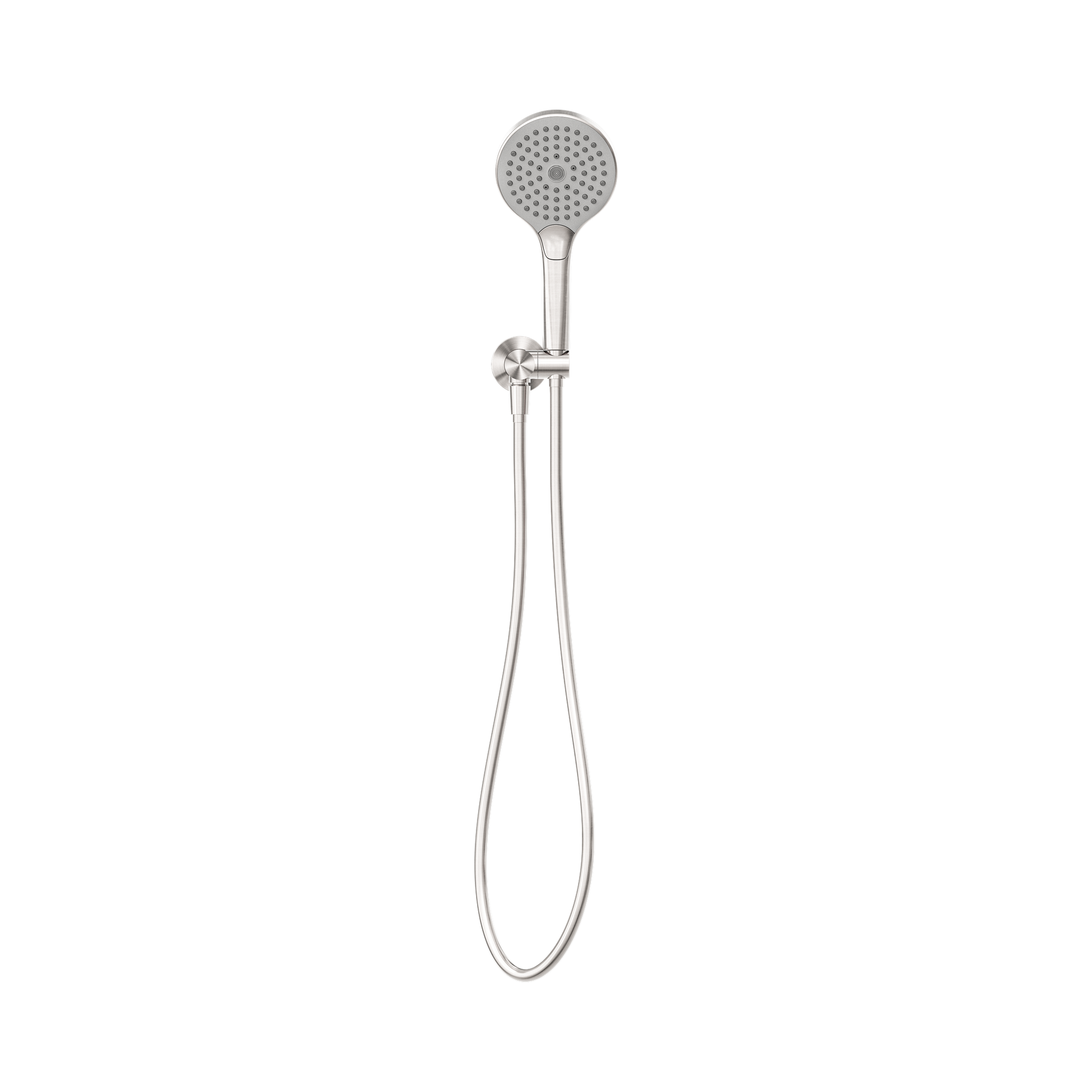 Nero Mecca Shower On Bracket With Air Shower II, Brushed Nickel