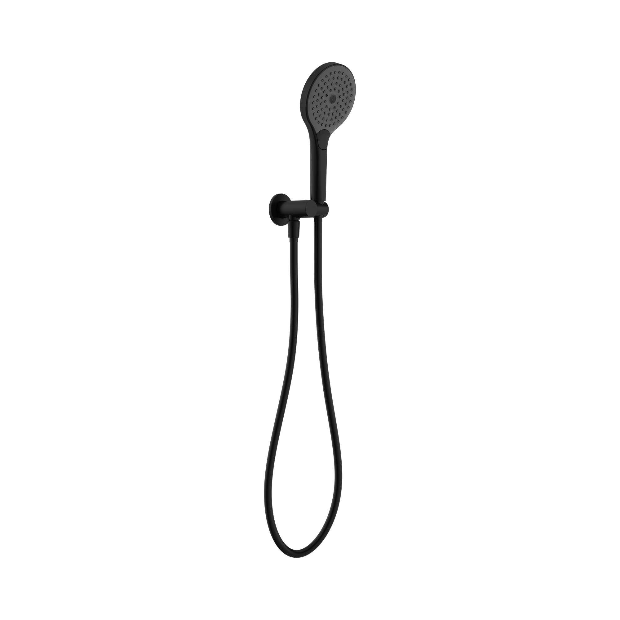 Nero Mecca Shower On Bracket With Air Shower II, Matte Black