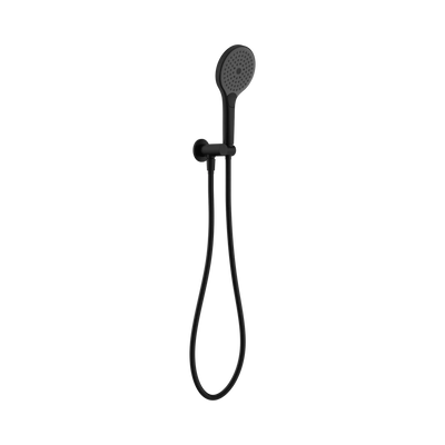 Nero Mecca Shower On Bracket With Air Shower II, Matte Black