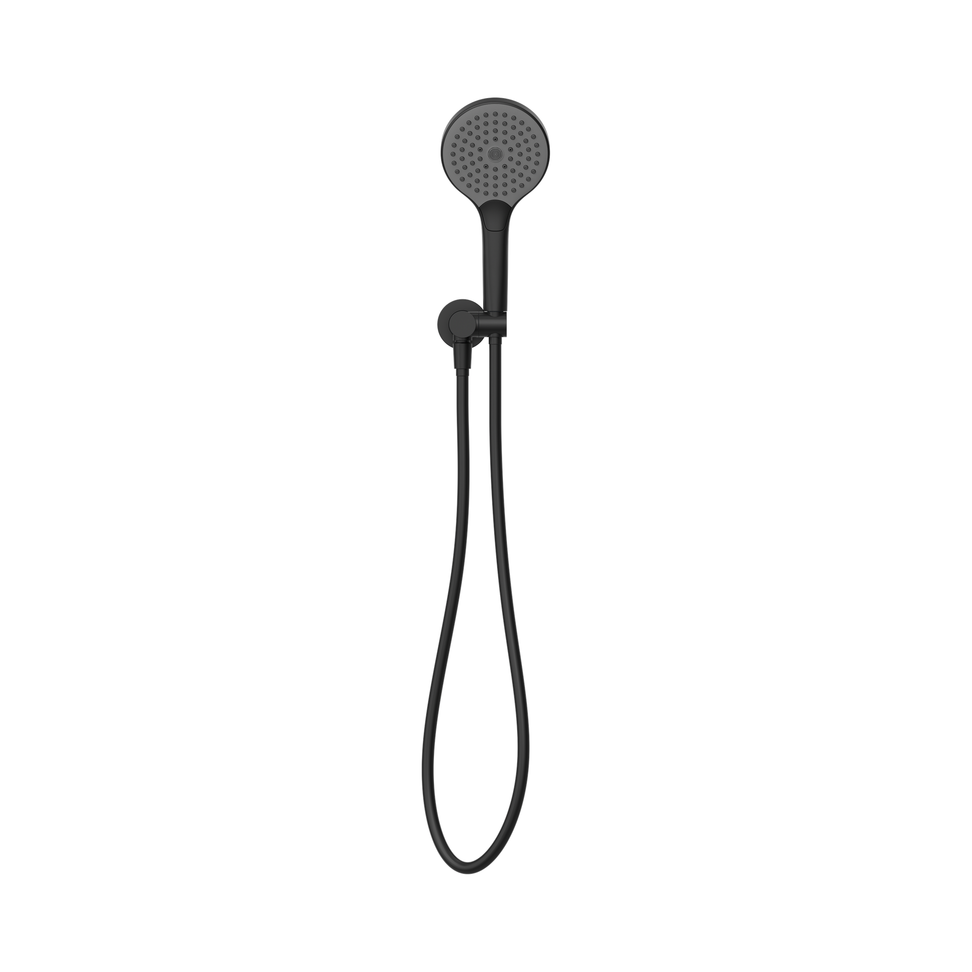 Nero Mecca Shower On Bracket With Air Shower II, Matte Black