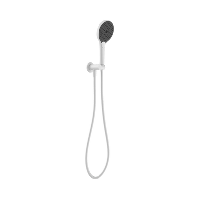 Nero Mecca Shower On Bracket With Air Shower II, Matte White