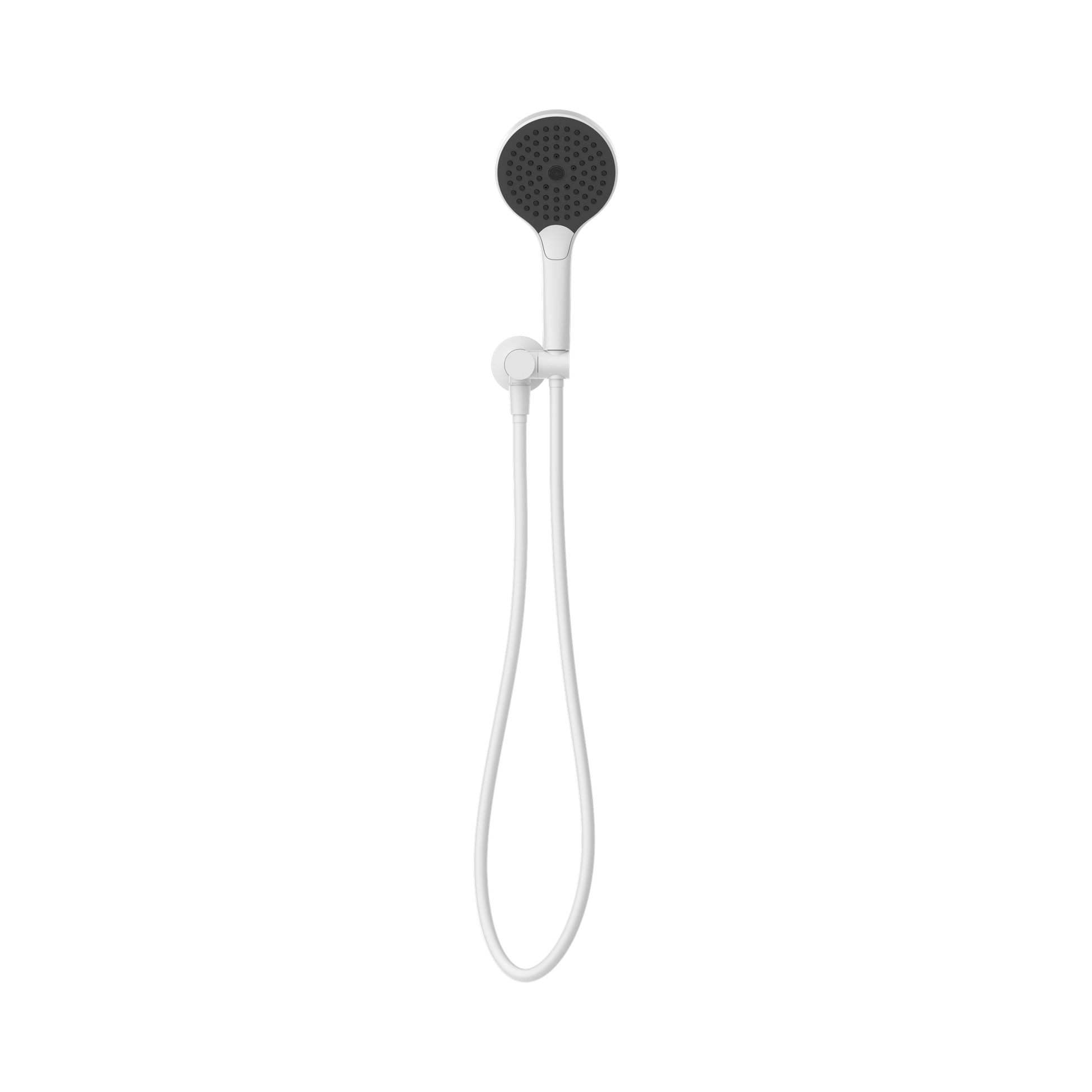 Nero Mecca Shower On Bracket With Air Shower II, Matte White