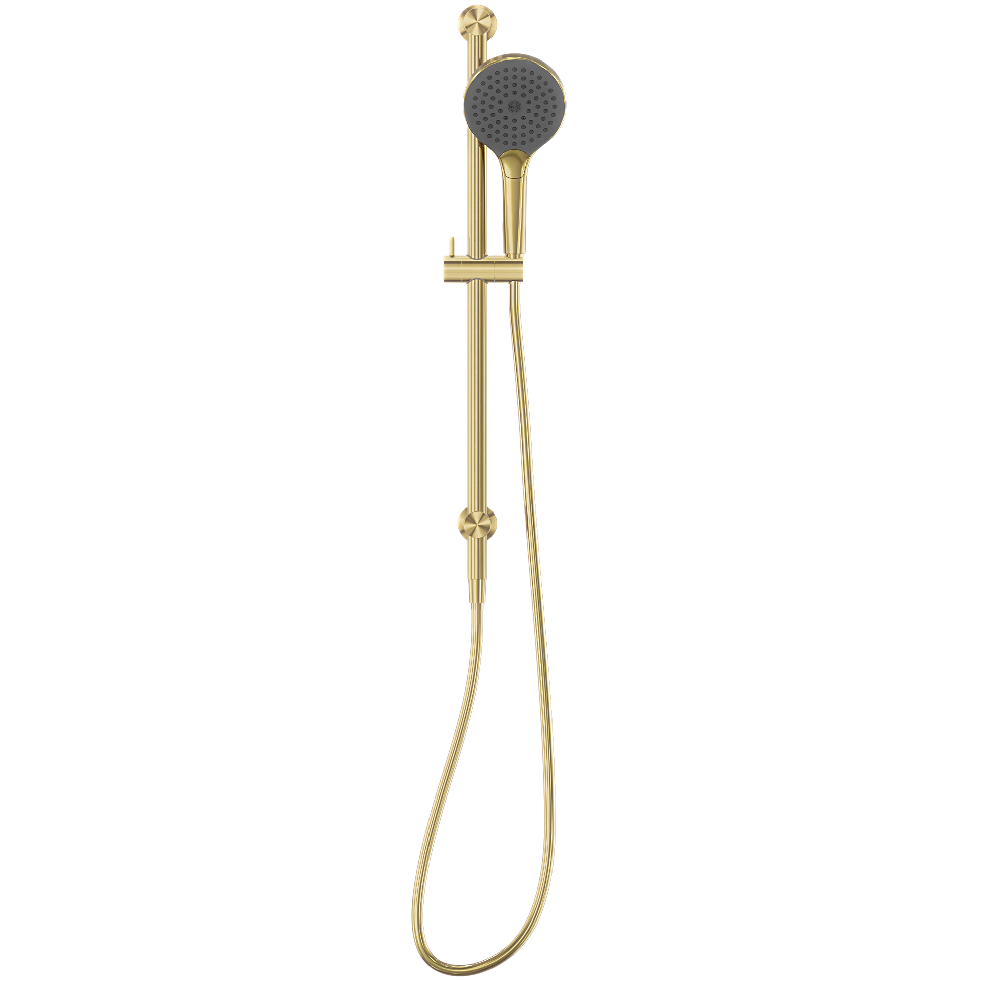 Nero Mecca Shower Rail With Air Shower II, Brushed Gold