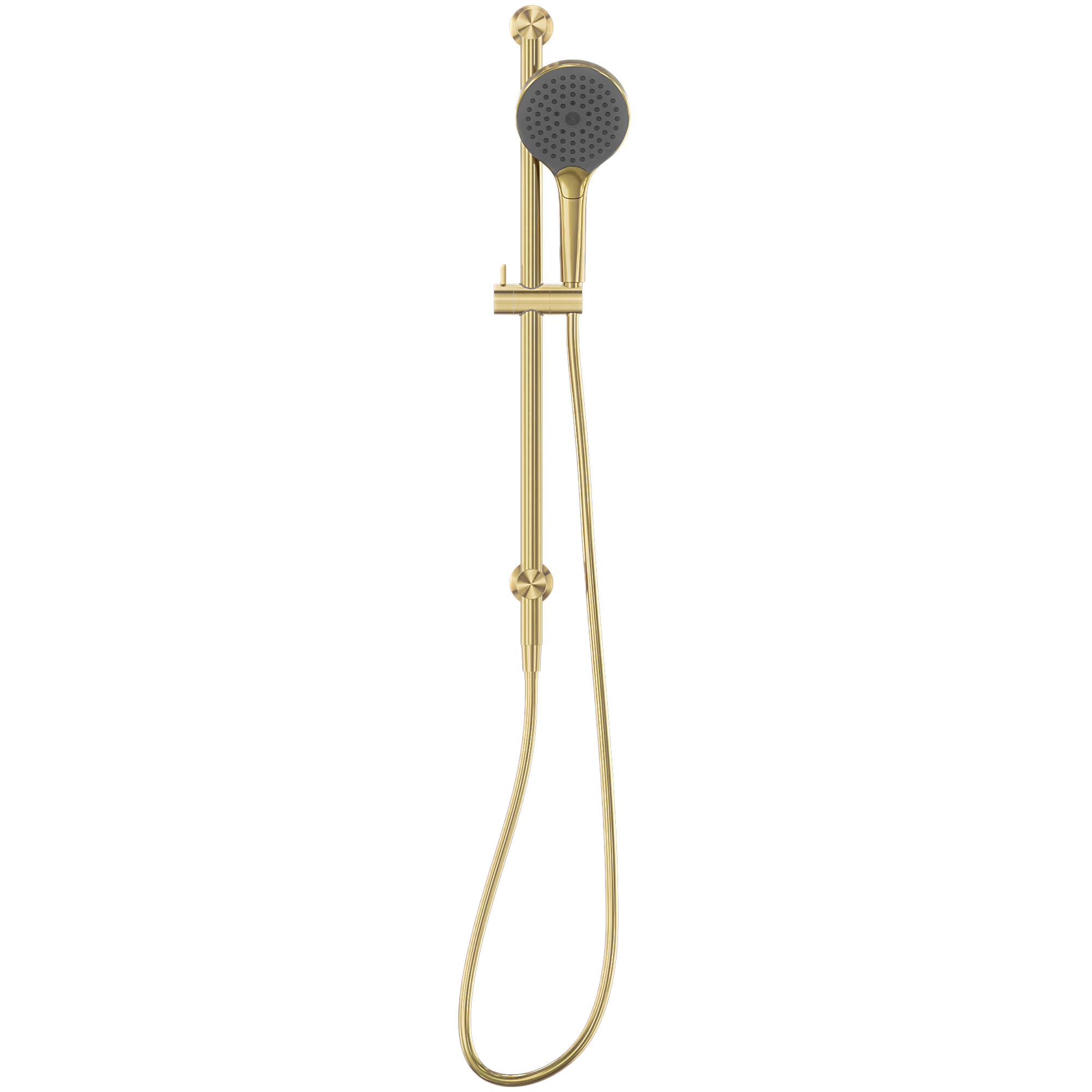 Nero Mecca Shower Rail With Air Shower II, Brushed Gold
