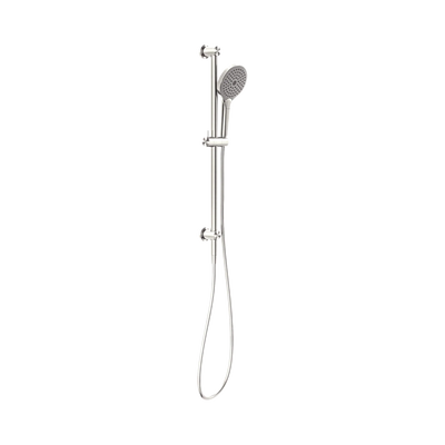 Nero Mecca Shower Rail With Air Shower II, Brushed Nickel