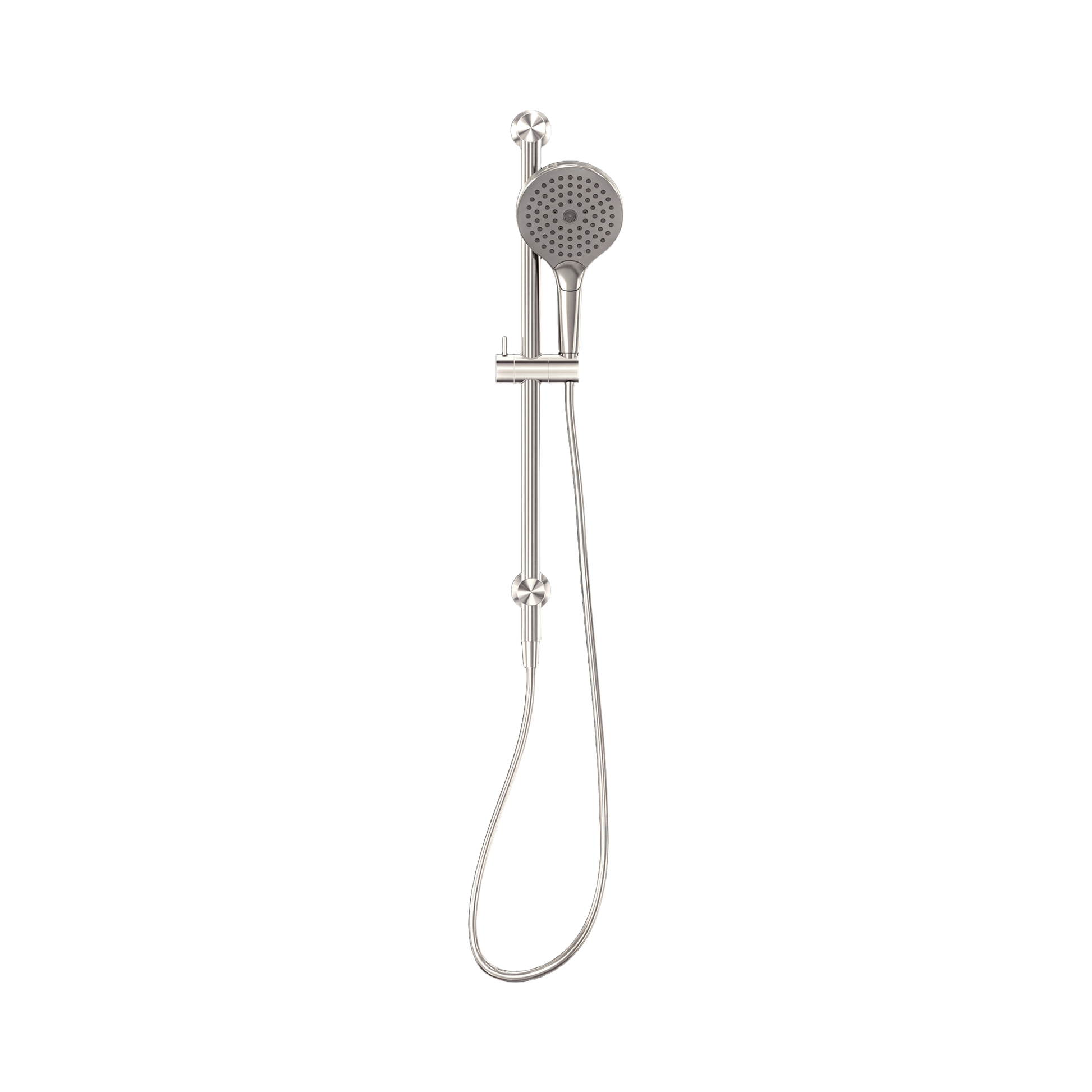 Nero Mecca Shower Rail With Air Shower II, Brushed Nickel