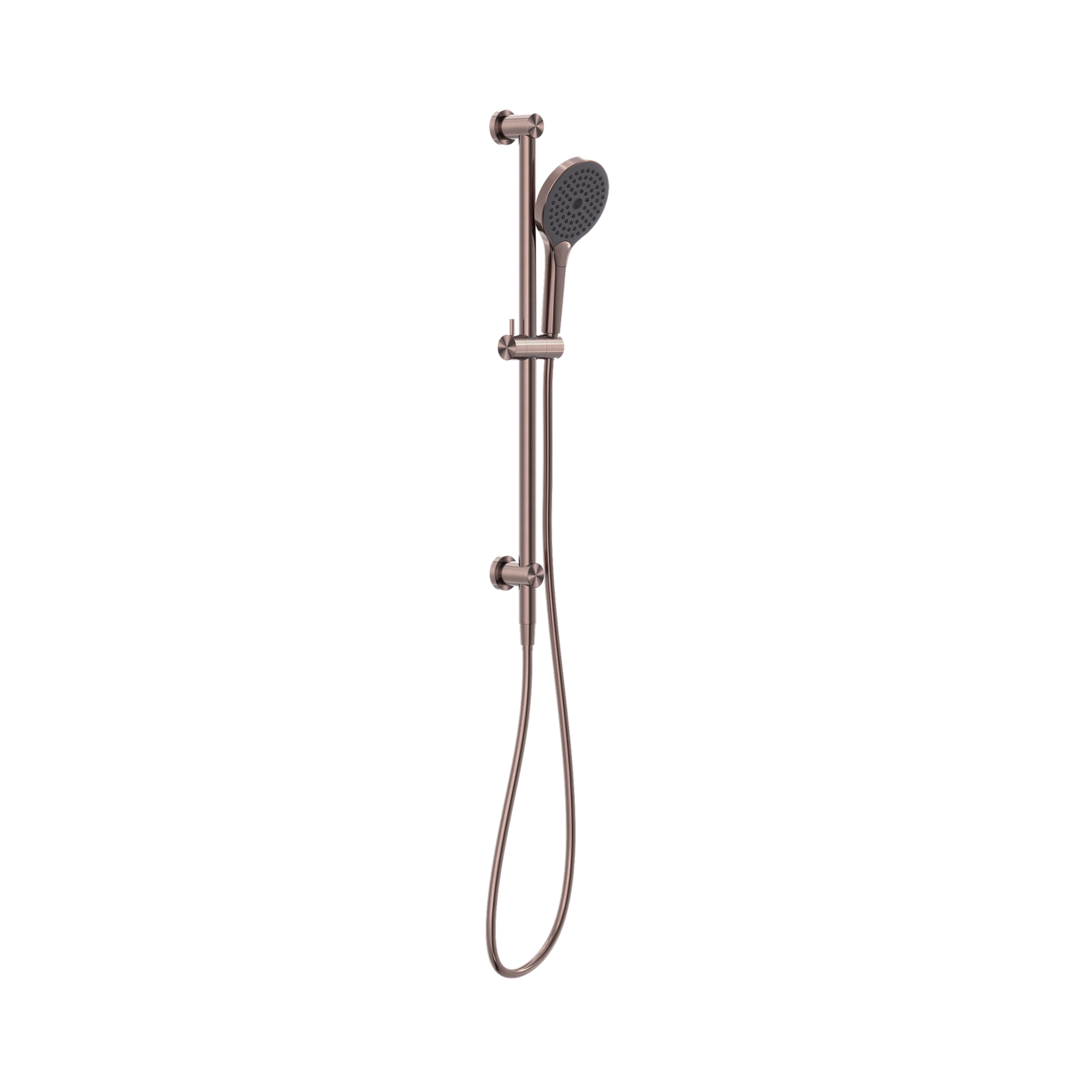 Nero Mecca Shower Rail With Air Shower II, Brushed Bronze