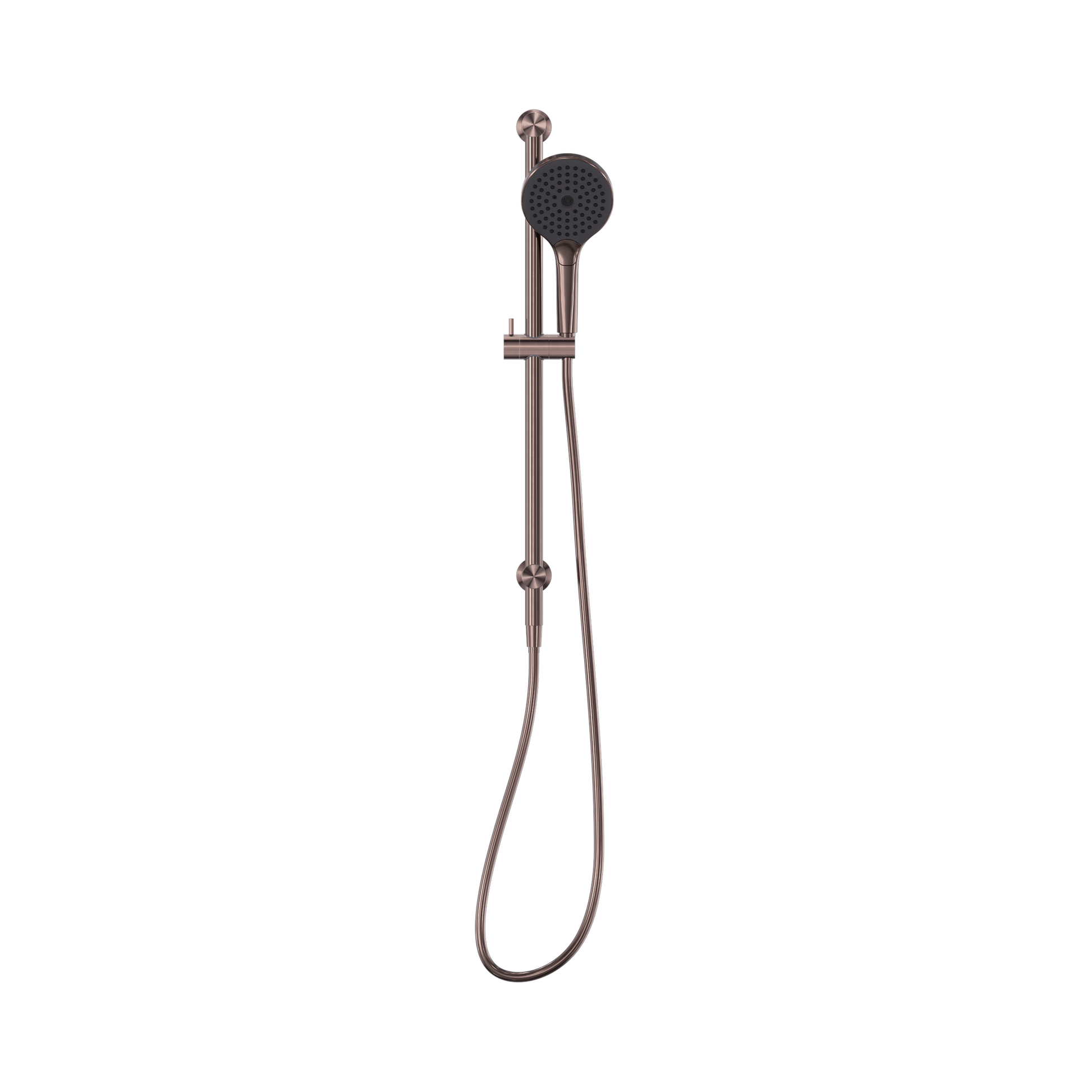 Nero Mecca Shower Rail With Air Shower II, Brushed Bronze