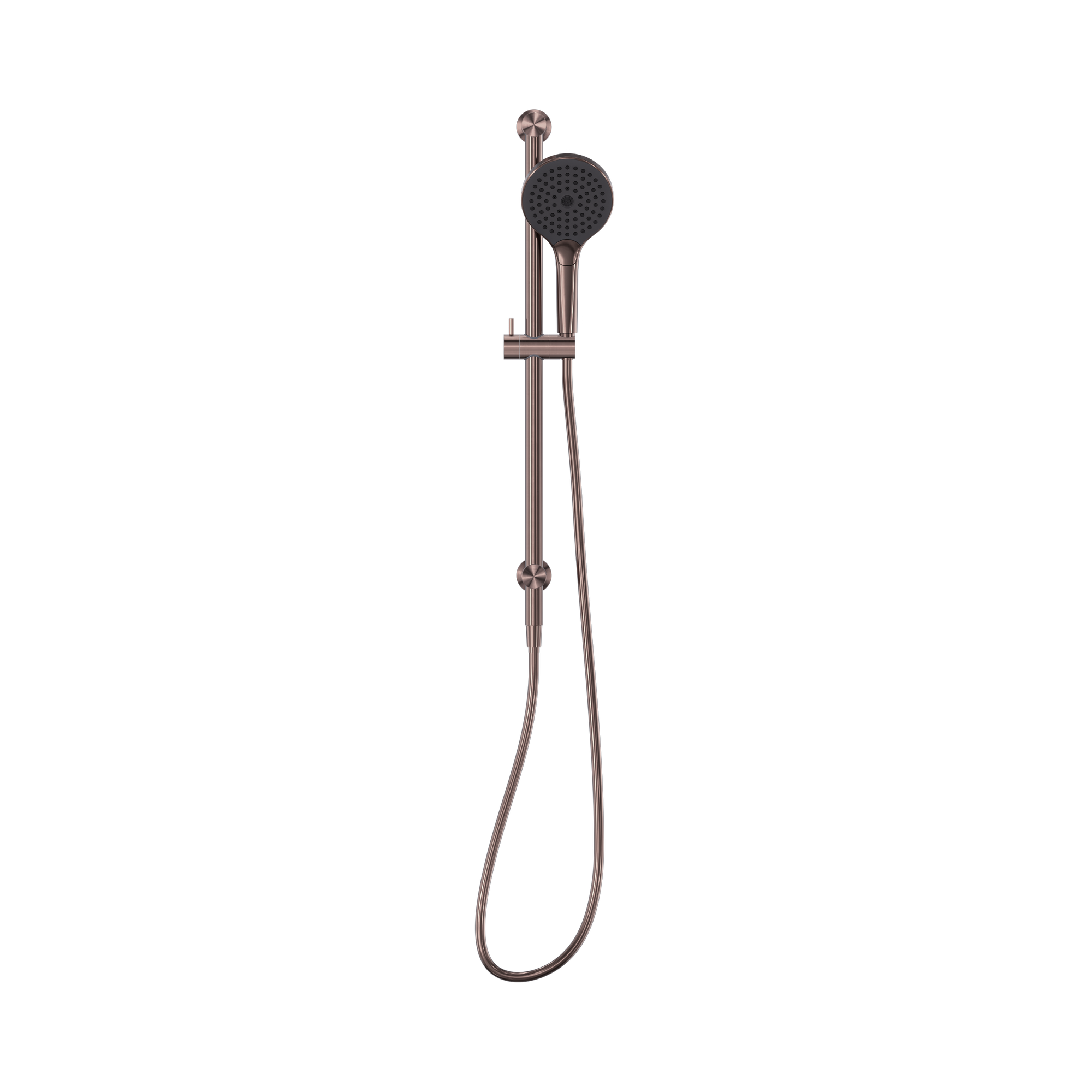 Nero Mecca Shower Rail With Air Shower II, Brushed Bronze