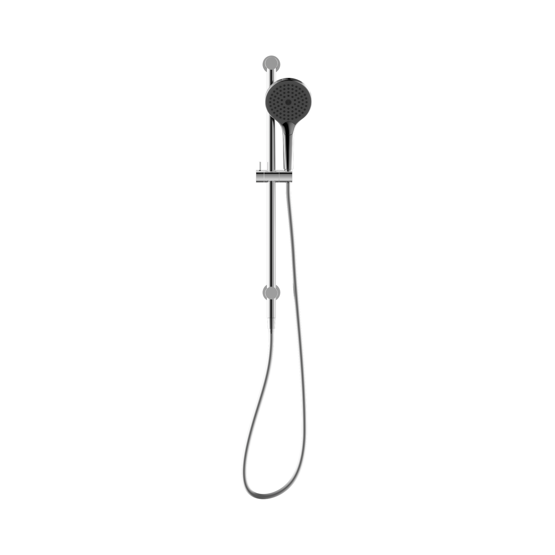 Nero Mecca Shower Rail With Air Shower II, Chrome