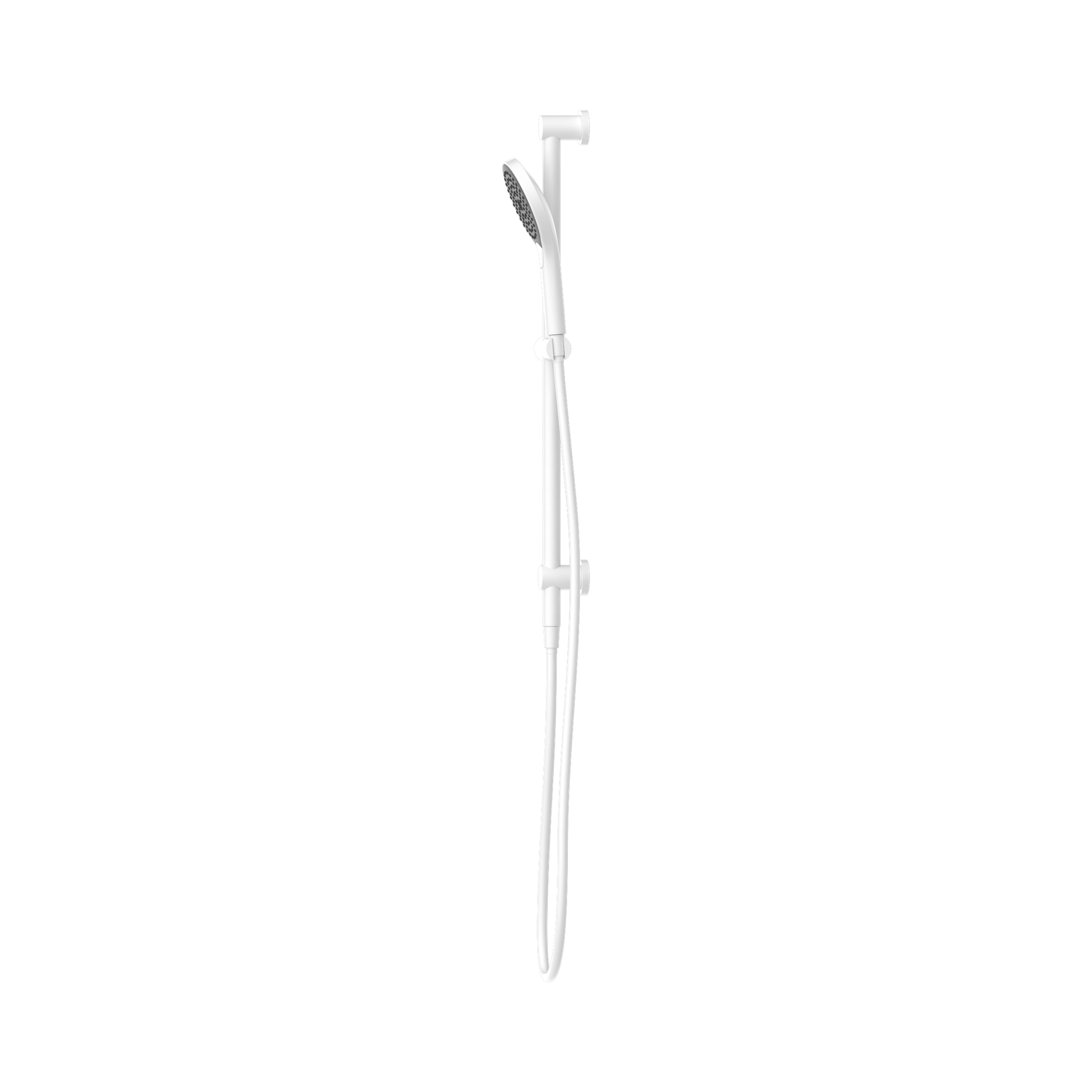 Nero Mecca Shower Rail With Air Shower II, Matte White