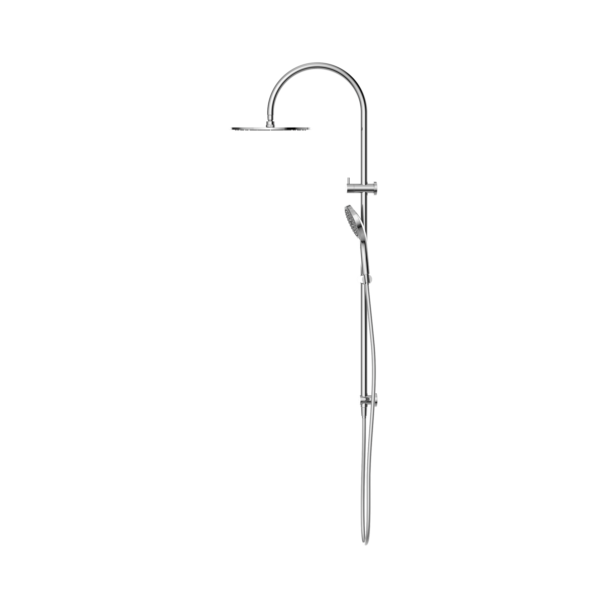 Nero Mecca Twin Shower With Air Shower II, Chrome