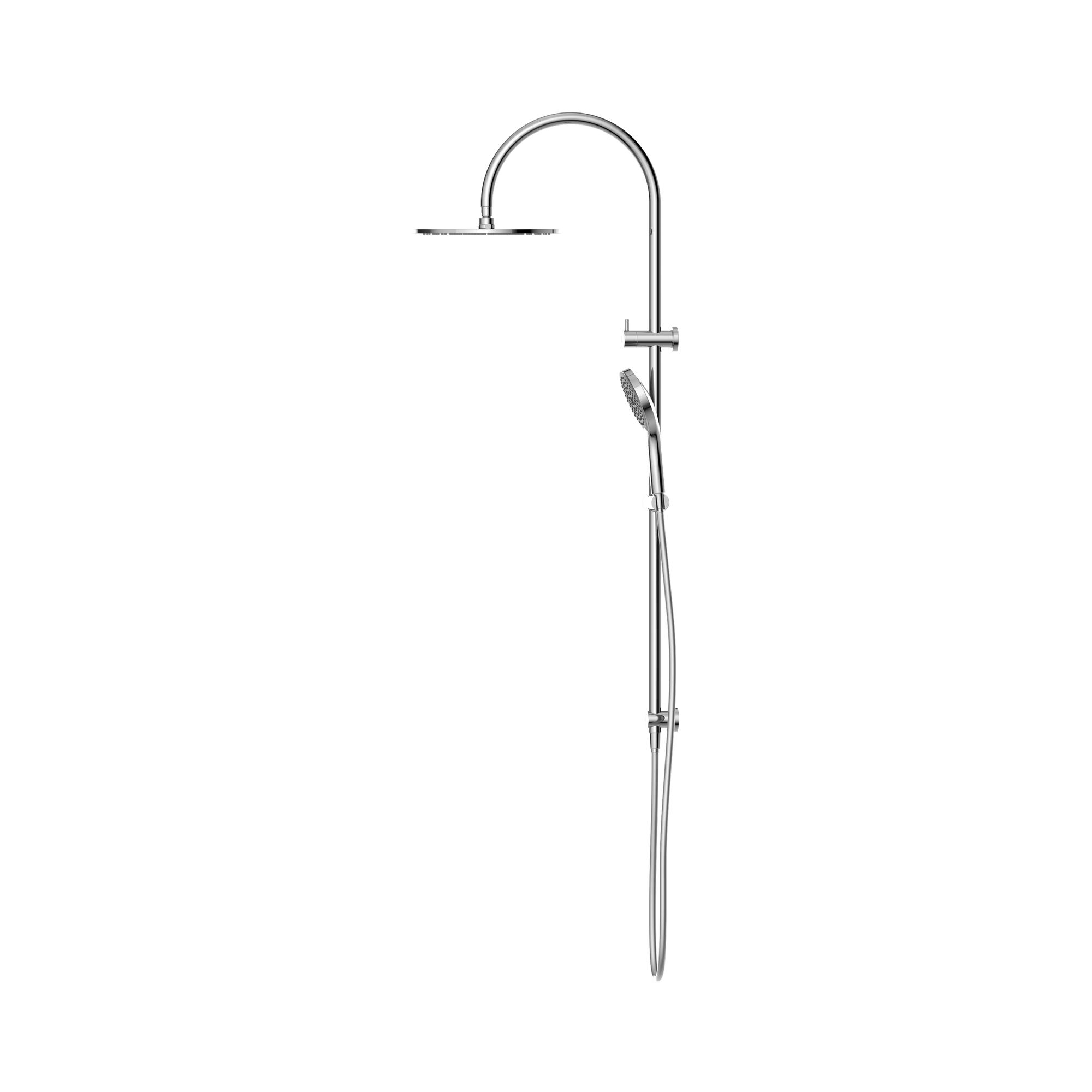 Nero Mecca Twin Shower With Air Shower II, Chrome