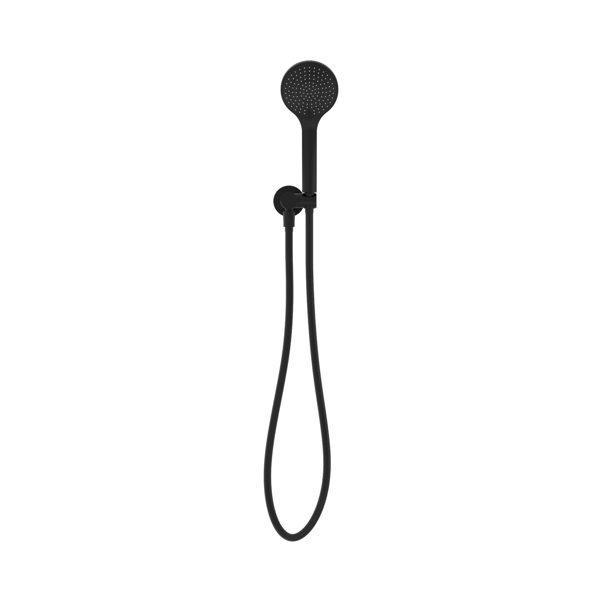 Nero Mecca Shower On Bracket With Air Shower, Matte Black