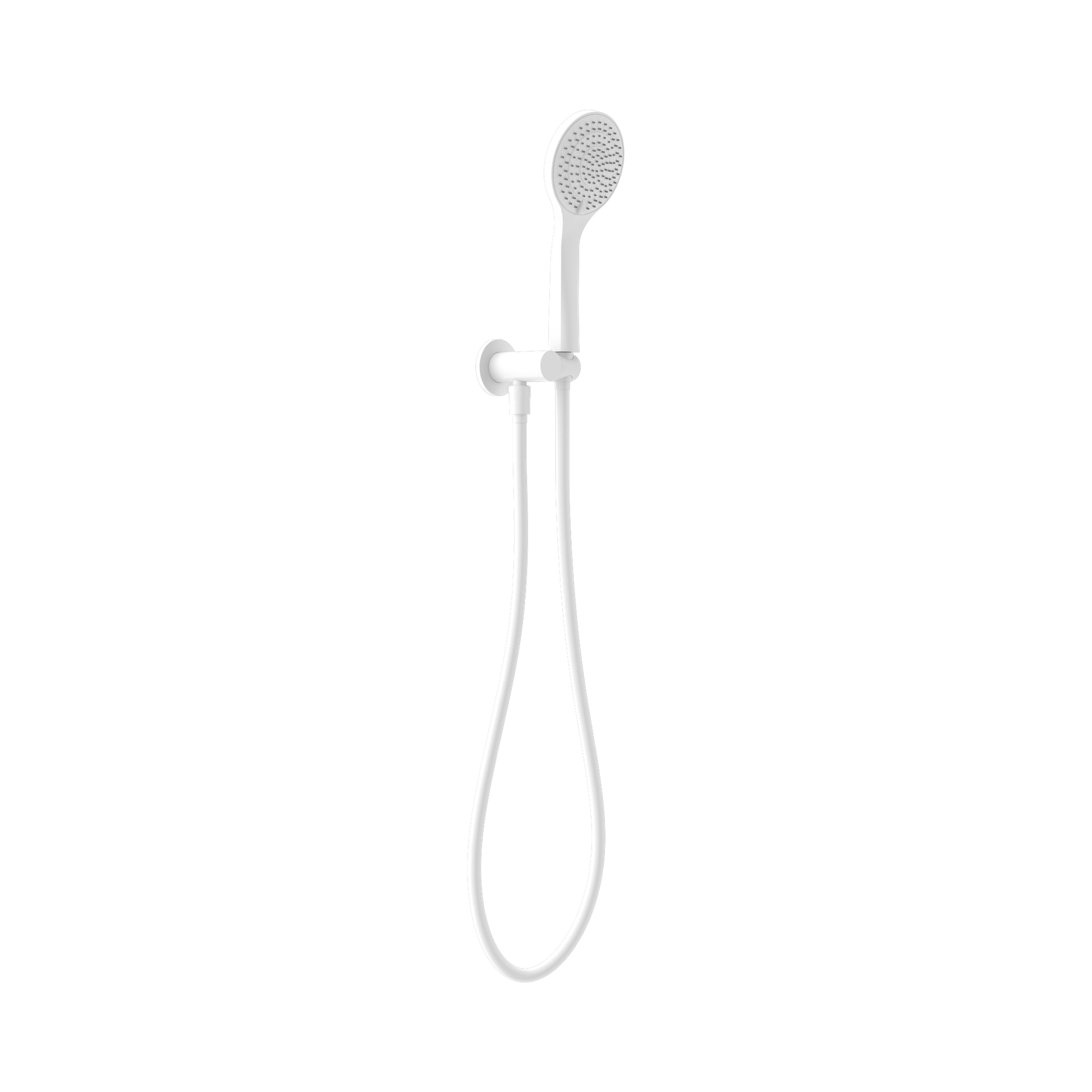 Nero Mecca Shower On Bracket With Air Shower, Matte White