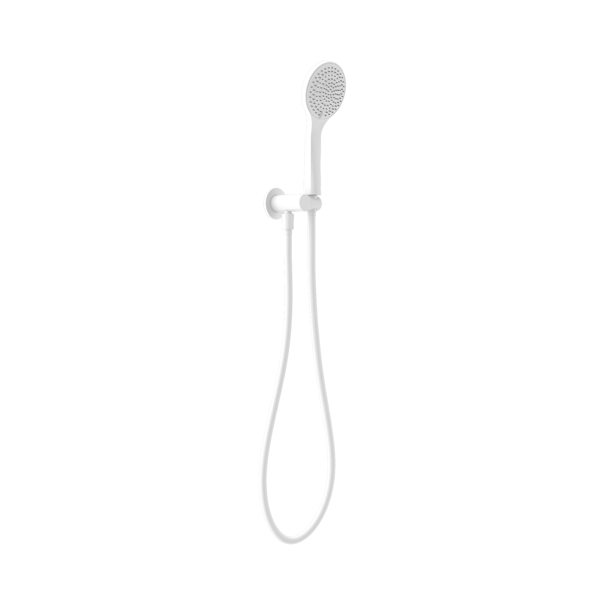 Nero Mecca Shower On Bracket With Air Shower, Matte White