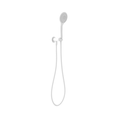 Nero Mecca Shower On Bracket With Air Shower, Matte White