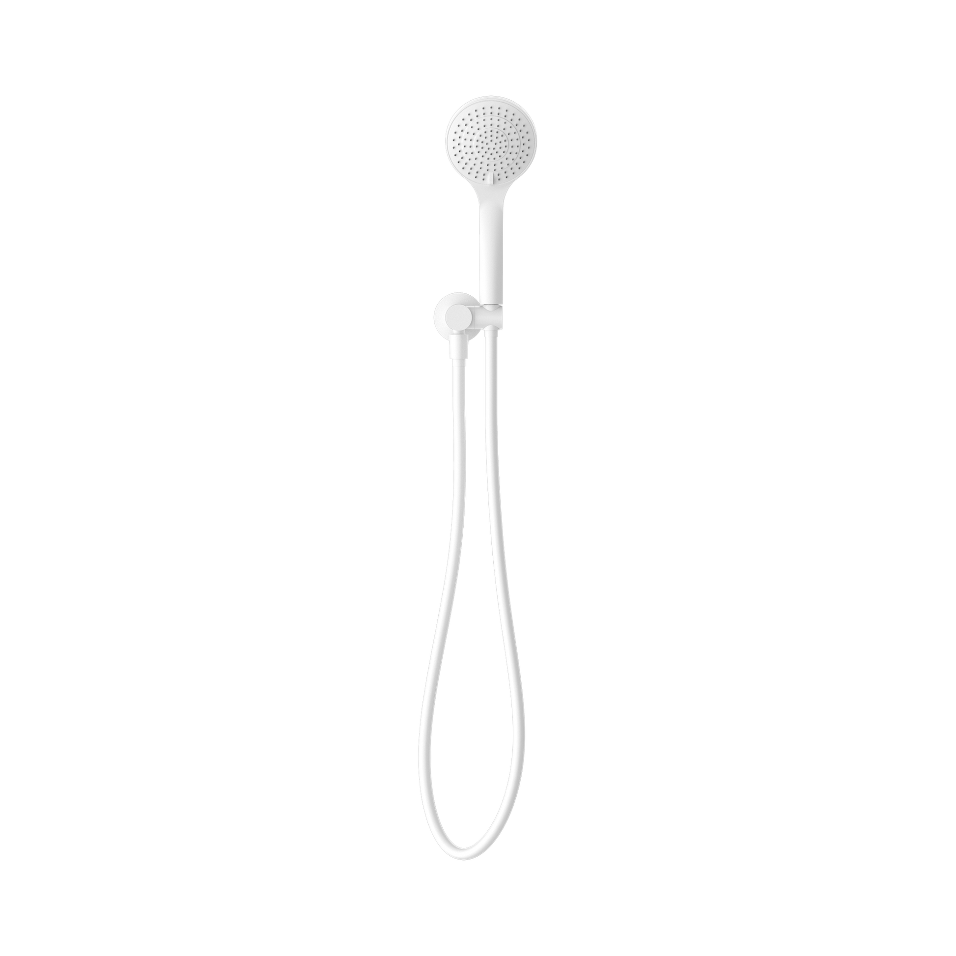 Nero Mecca Shower On Bracket With Air Shower, Matte White