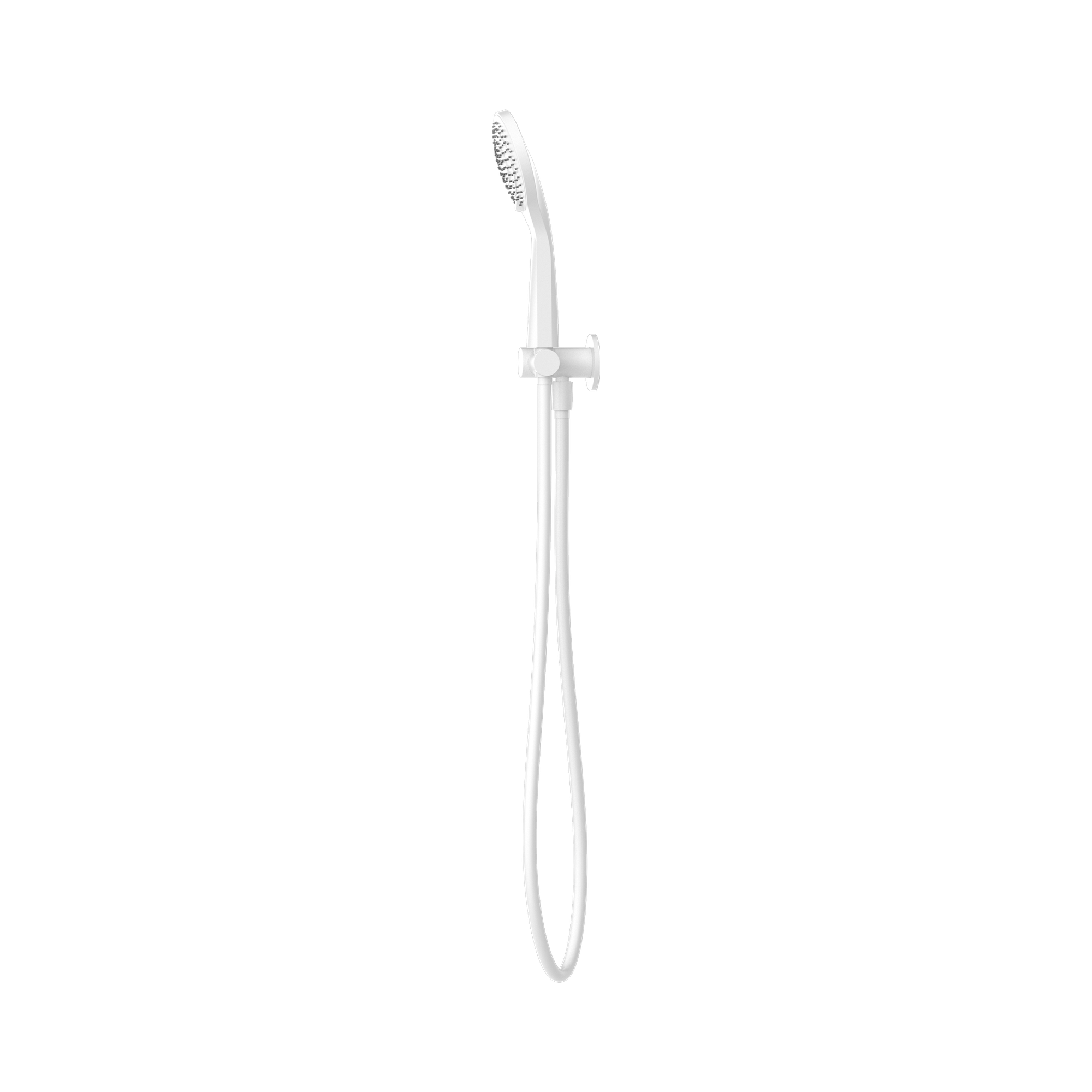 Nero Mecca Shower On Bracket With Air Shower, Matte White