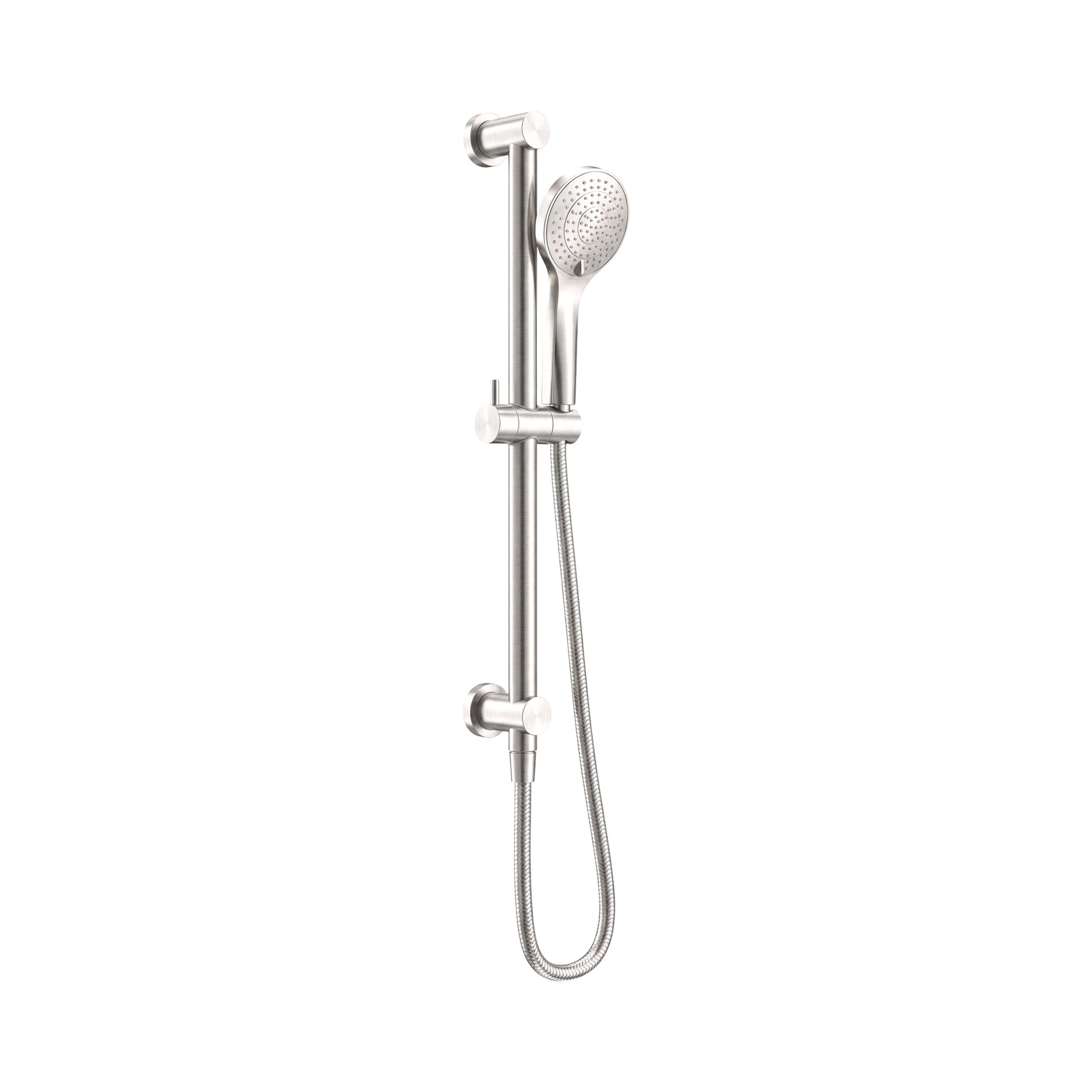 Nero Mecca Shower Rail With Air Shower, Brushed Nickel