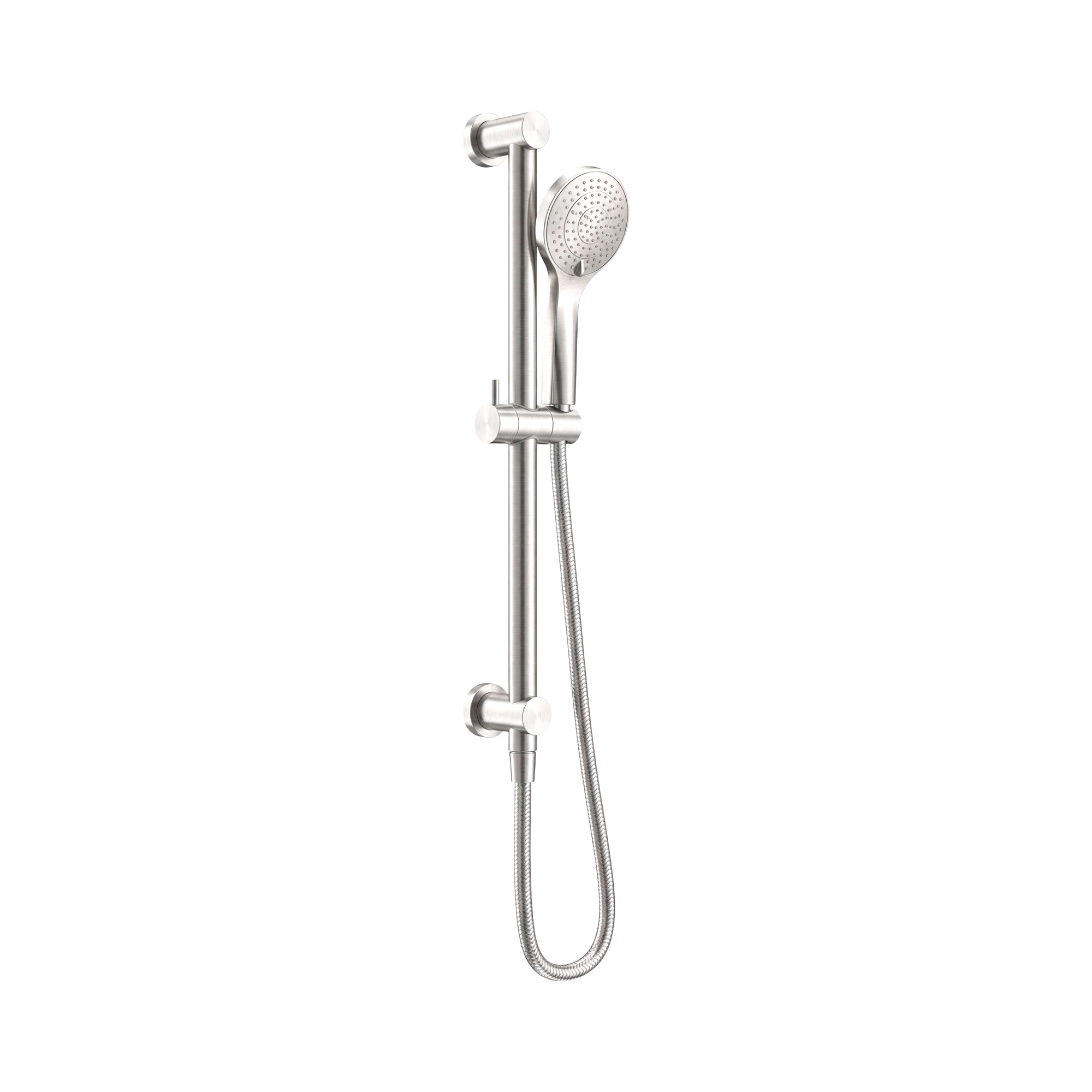 Nero Mecca Shower Rail With Air Shower, Brushed Nickel