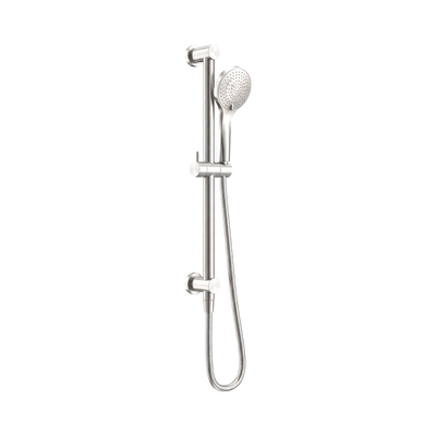 Nero Mecca Shower Rail With Air Shower, Brushed Nickel
