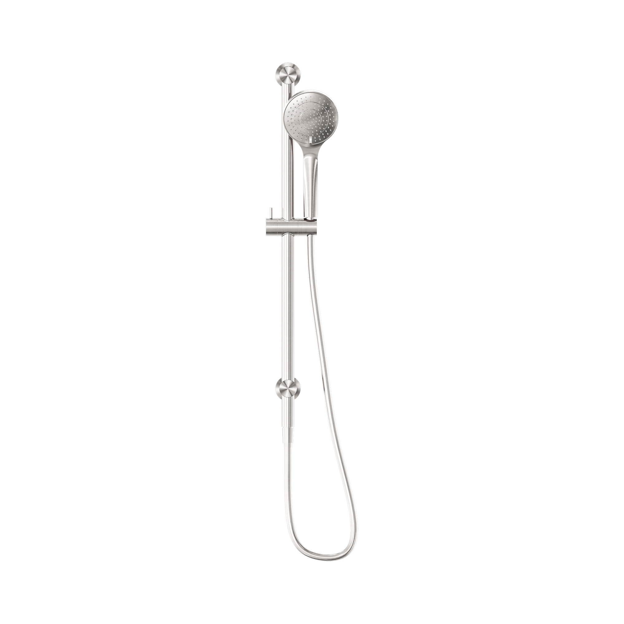 Nero Mecca Shower Rail With Air Shower, Brushed Nickel