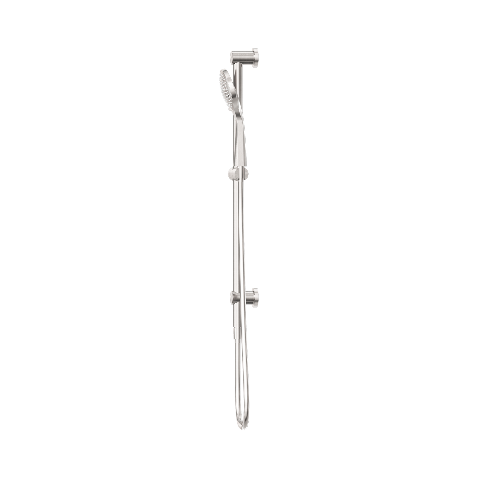 Nero Mecca Shower Rail With Air Shower, Brushed Nickel