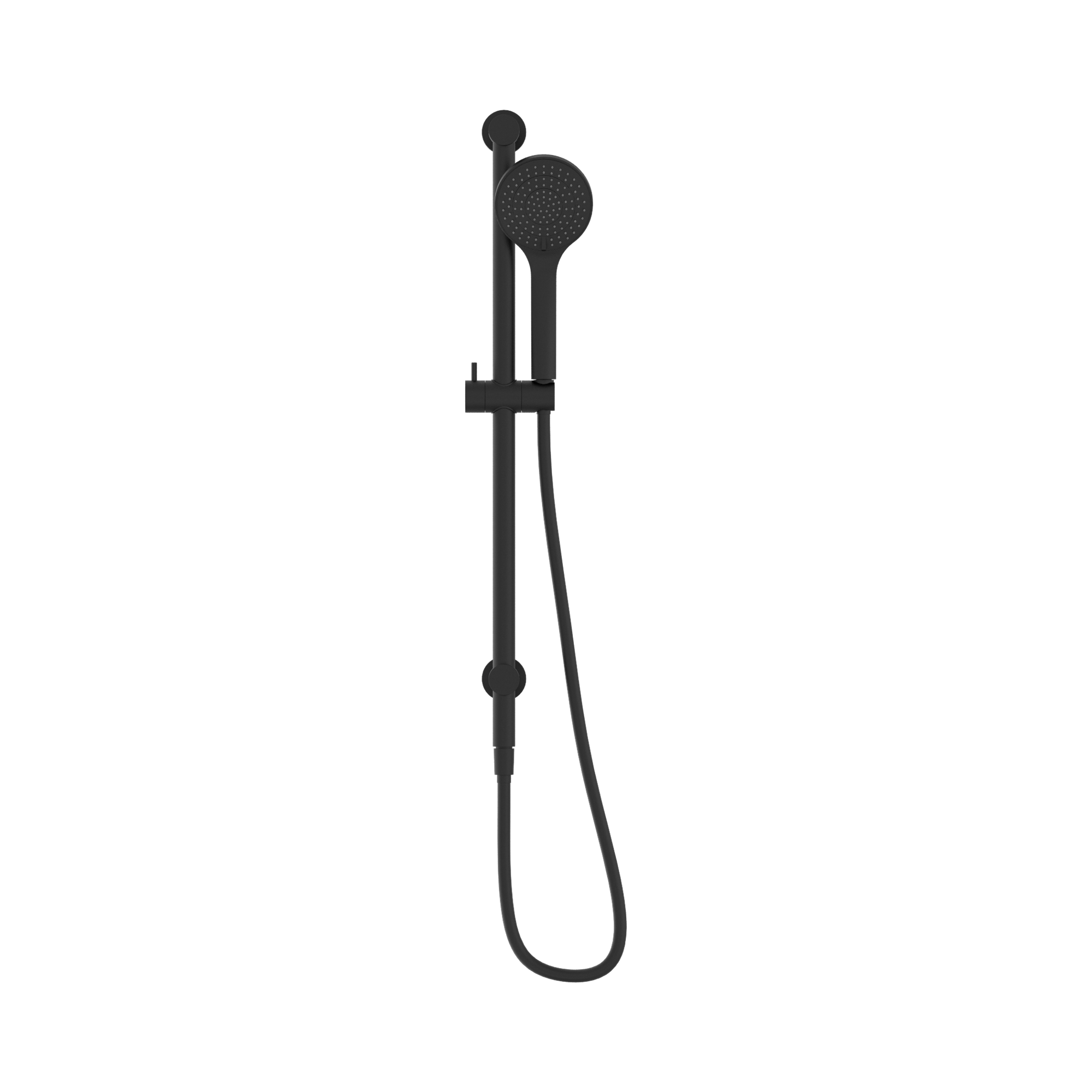 Nero Mecca Shower Rail With Air Shower, Matte Black