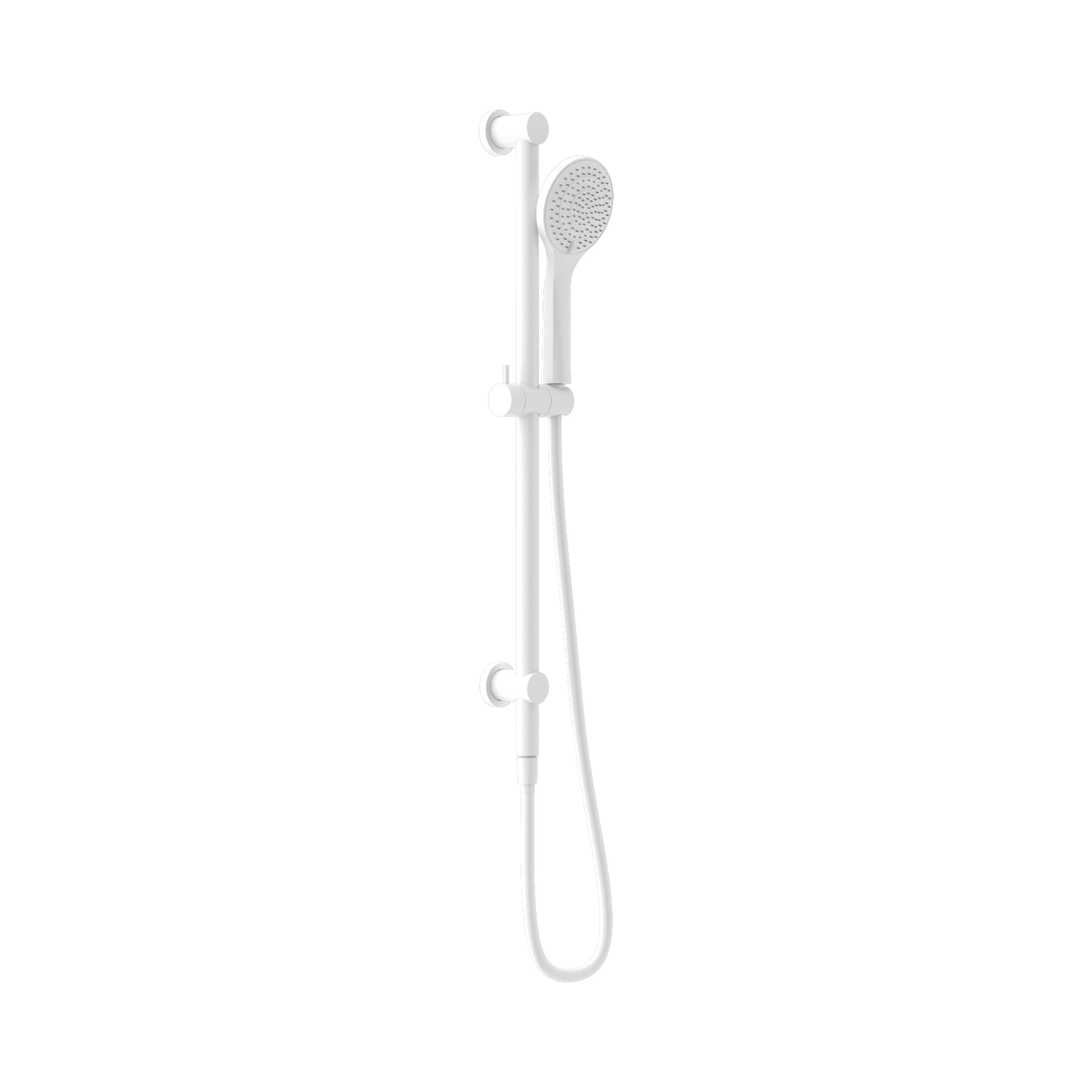 Nero Mecca Shower Rail With Air Shower, Matte White