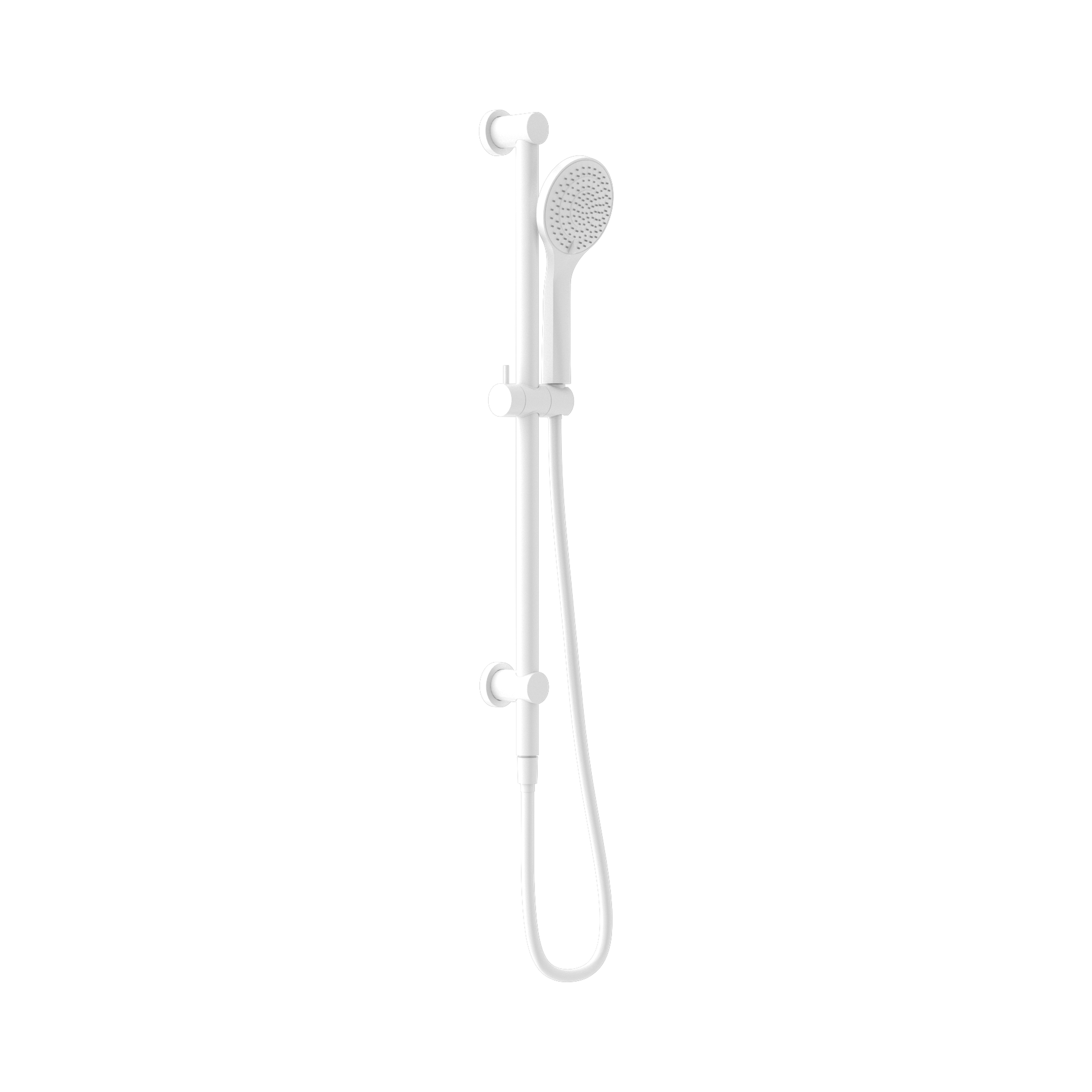Nero Mecca Shower Rail With Air Shower, Matte White