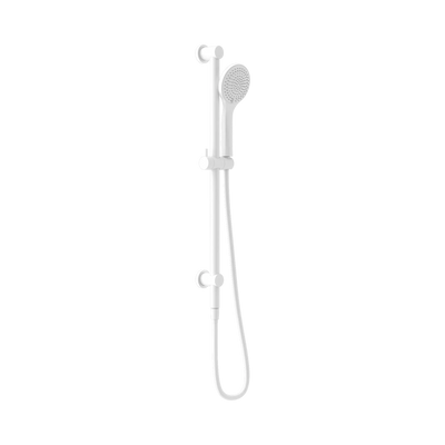 Nero Mecca Shower Rail With Air Shower, Matte White