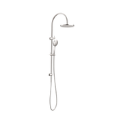 Nero Mecca Twin Shower With Air Shower, Brushed Nickel