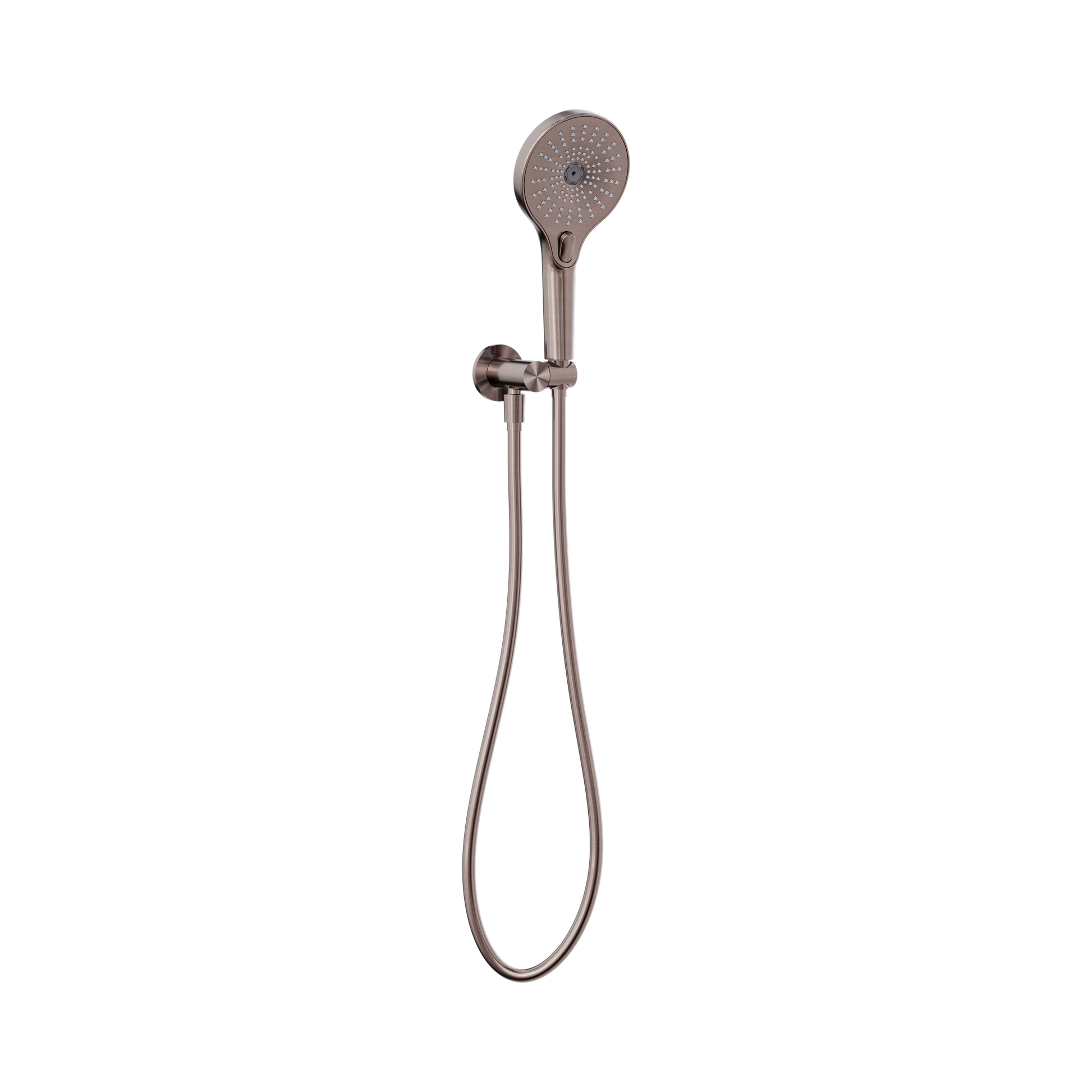Nero Mecca Shower On Bracket, Brushed Bronze