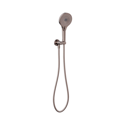 Nero Mecca Shower On Bracket, Brushed Bronze