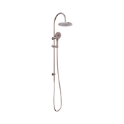 Nero Mecca Twin Shower, Brushed Bronze