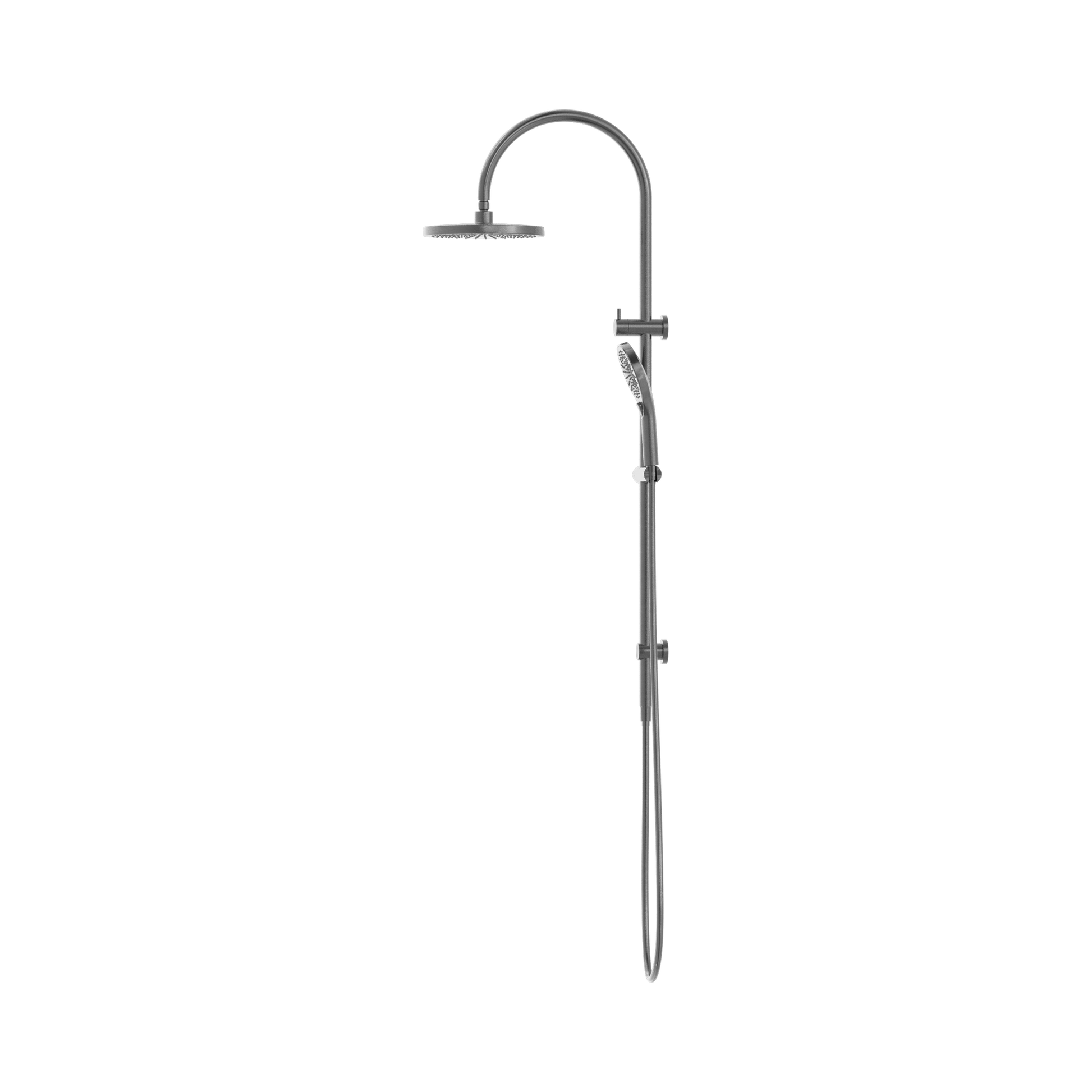 Nero Mecca Twin Shower, Gun Metal