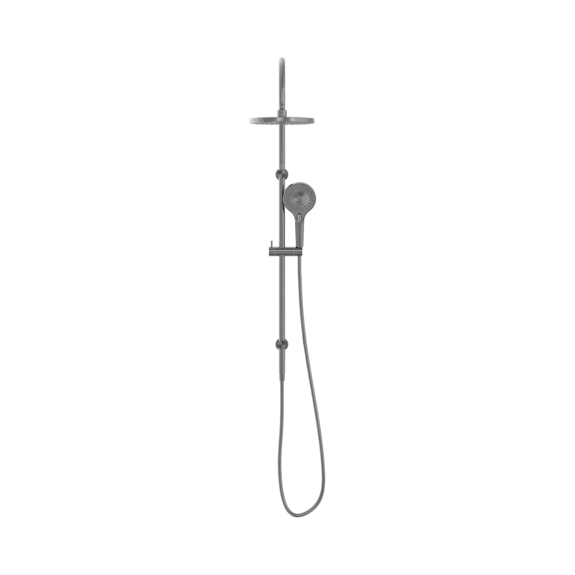 Nero Mecca Twin Shower, Gun Metal