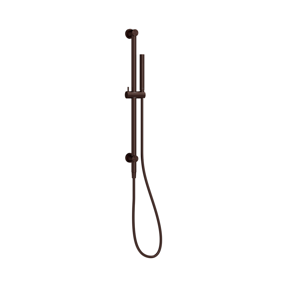 Nero Mecca Shower Rail With Slim Hand Shower, Rome Bronze