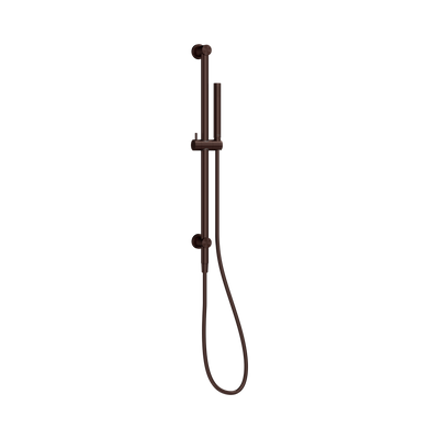 Nero Mecca Shower Rail With Slim Hand Shower, Rome Bronze