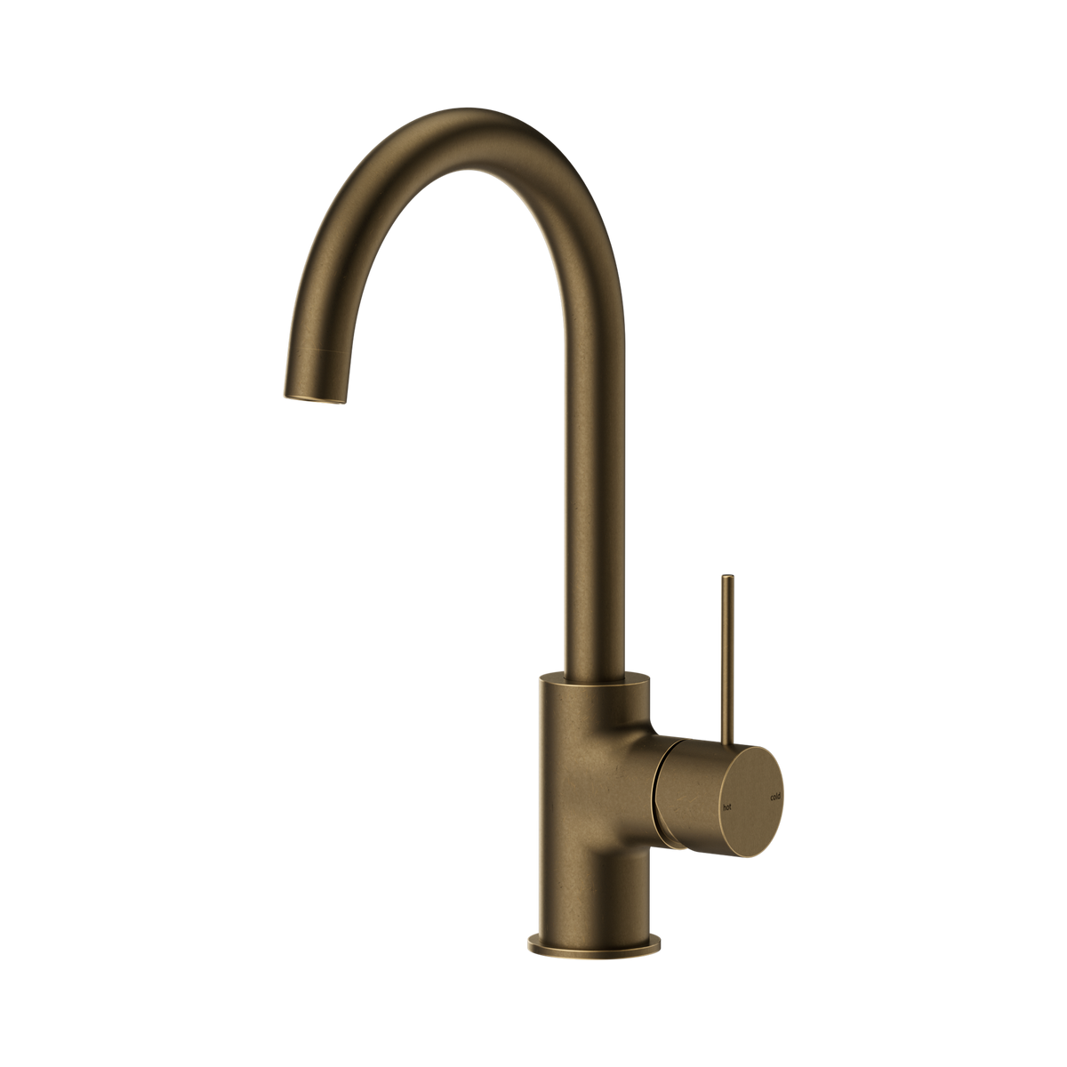 Nero Mecca Kitchen Mixer, Tumbled Antique Brass