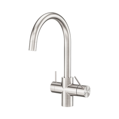Nero Mecca 3 Way Filtered Mixer Tap, Brushed Nickel