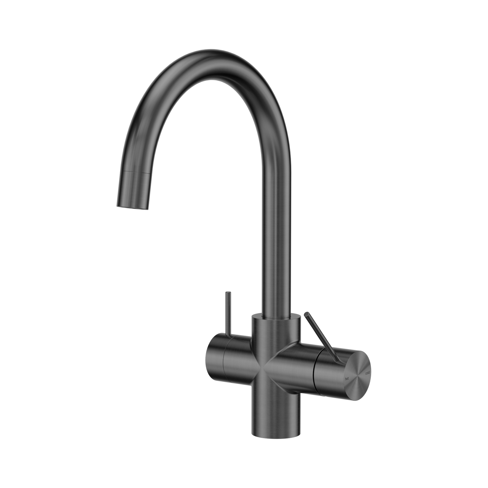 Nero Mecca 3 Way Filtered Mixer Tap, Gun Metal