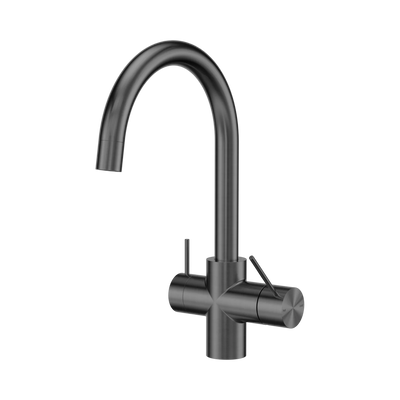 Nero Mecca 3 Way Filtered Mixer Tap, Gun Metal