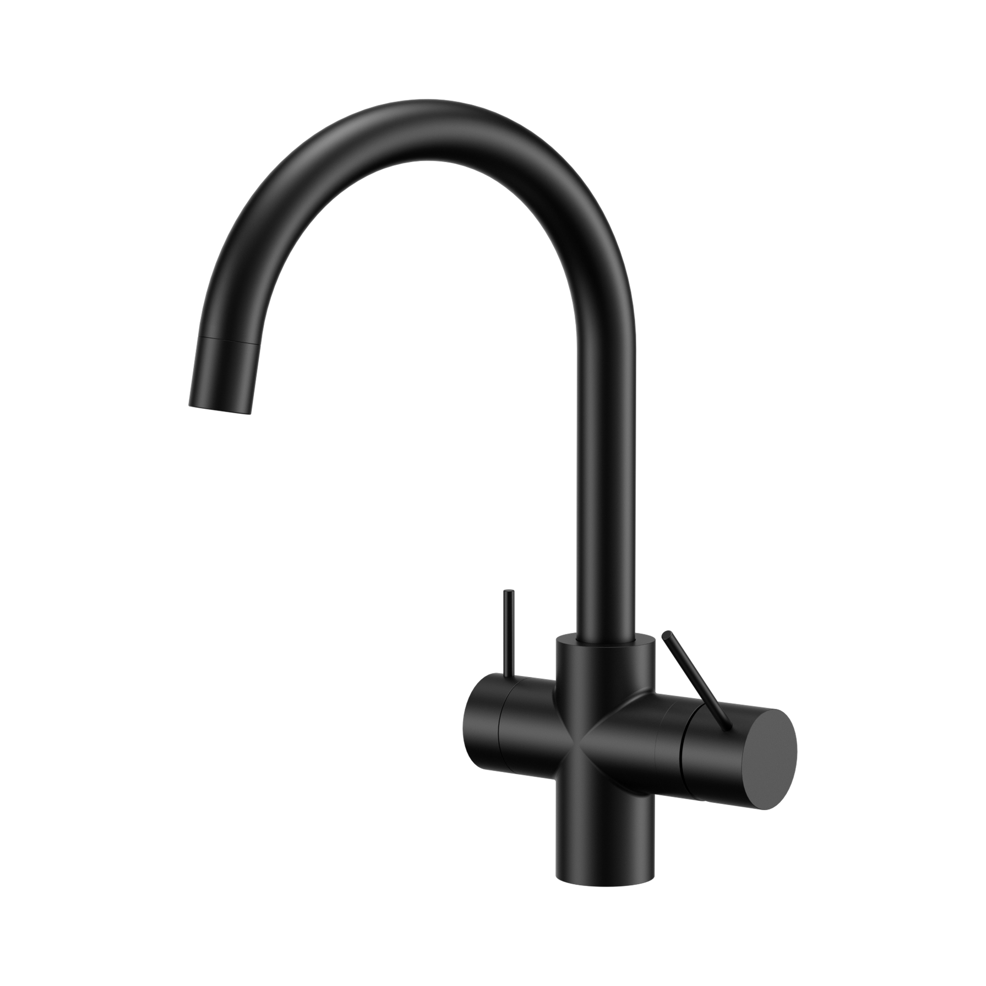 Nero Mecca 3 Way Filtered Mixer Tap, Matte Black