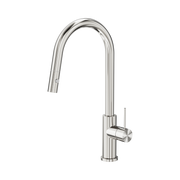 Nero Mecca Pull Out Sink Mixer With Vegie Spray Function, Brushed Nickel