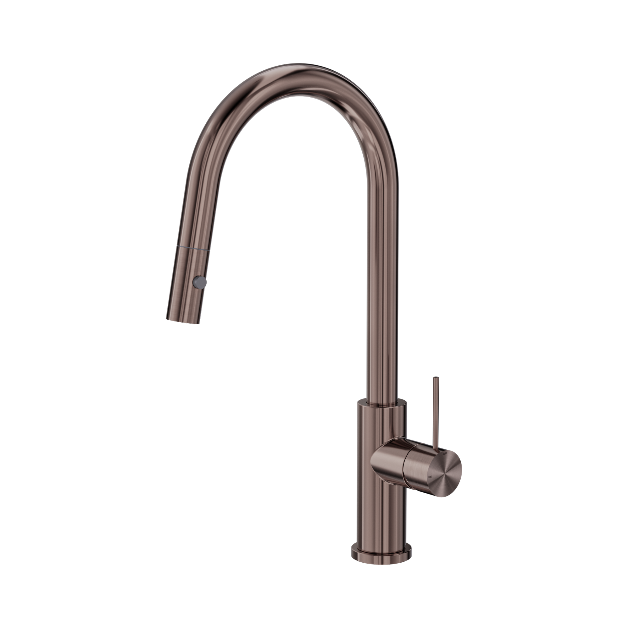 Nero Mecca Pull Out Sink Mixer With Vegie Spray Function, Brushed Bronze