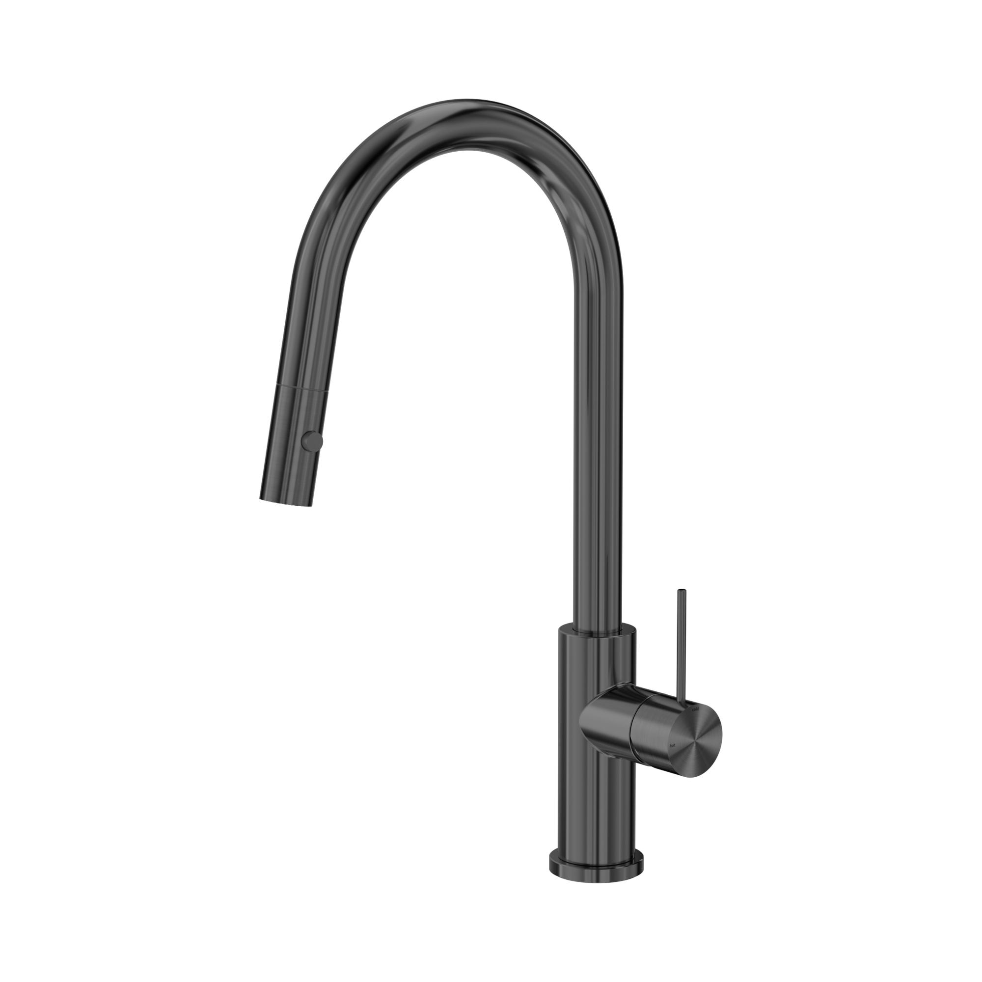 Nero Mecca Pull Out Sink Mixer With Vegie Spray Function, Gun Metal